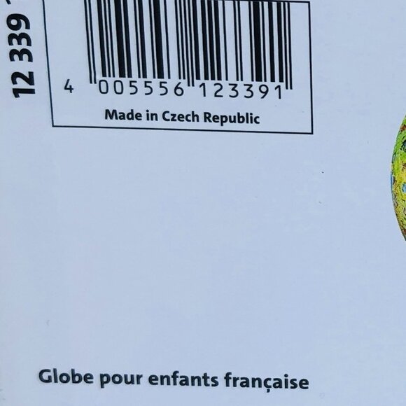 New sealed Ravensburger  3D Puzzle  - Children's World Globe 180 Piece-French - Picture 16 of 16